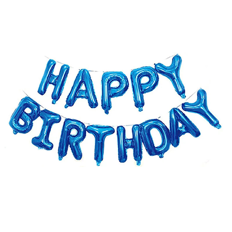בלוני אותיות "HAPPY BIRTHDAY" 40 ס״מ – 16 צבעים כולל בוהו – תמונה 16