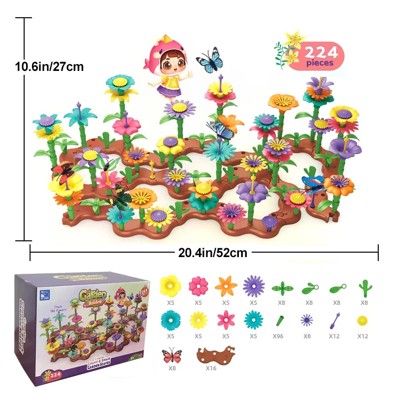 גינת פרחים לבנייה – שותלים פרחים צבעוניים – תמונה 9