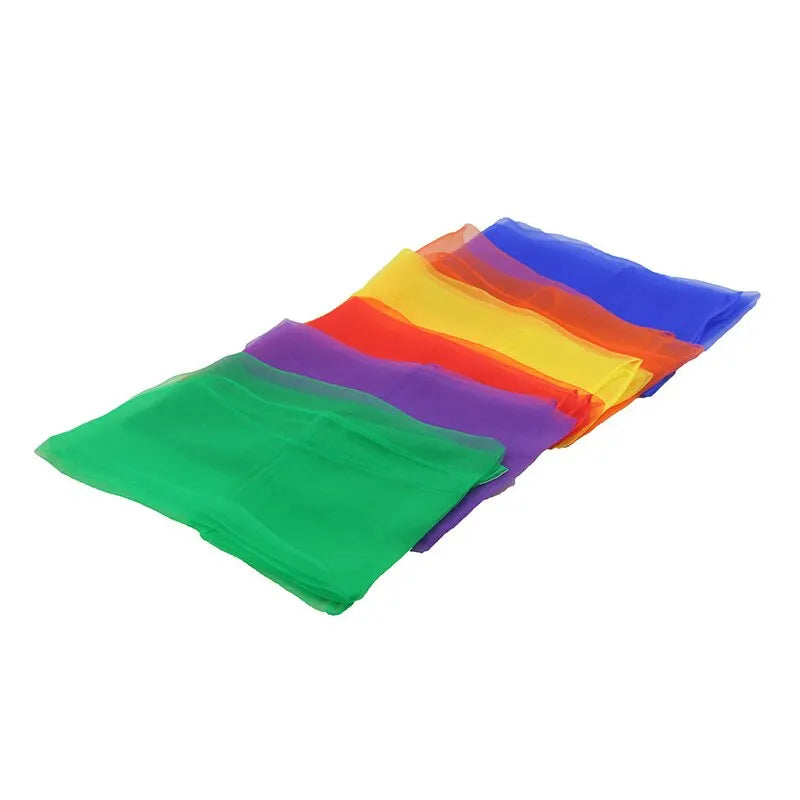 6 צעיפי ריקוד ולהטוטנות – בצבעי הקשת – תמונה 3