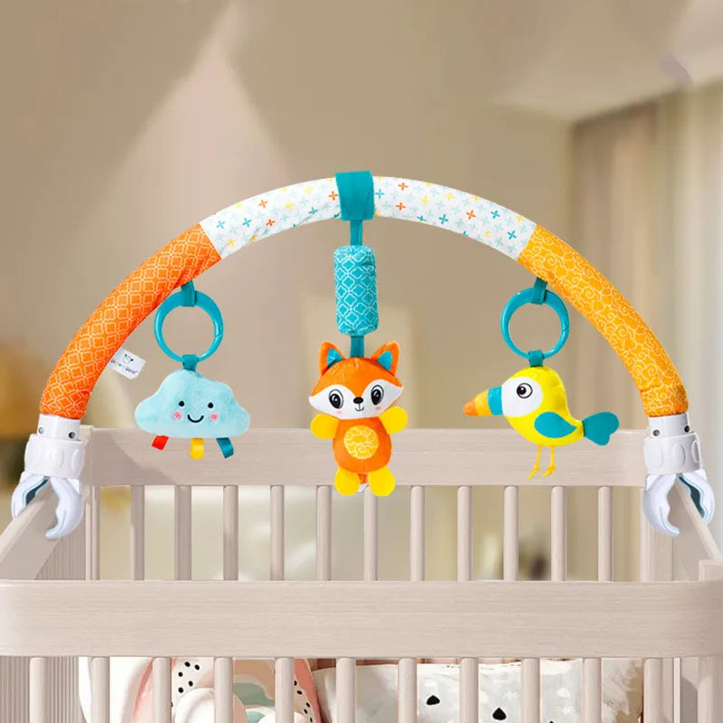 קשת פעילות לעגלה ולסלקל – חיות ופעמונים – תמונה 2