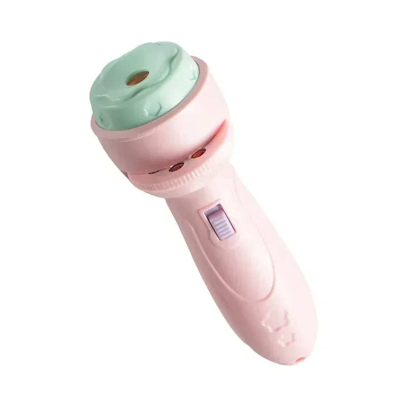 פנס הקרנה לילדים עם 80 תמונות – 10 דיסקים