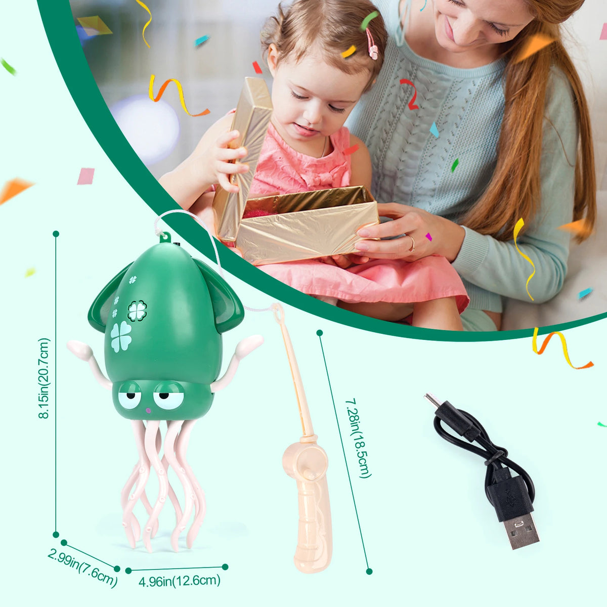 דיונון רוקד עם אורות ומוזיקה – לזמן בטן – תמונה 6