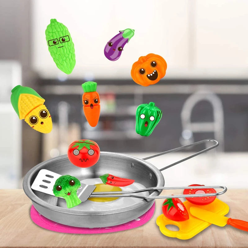 כלי מטבח מנירוסטה לילדים – סירים קטנים ואמיתיים – תמונה 2