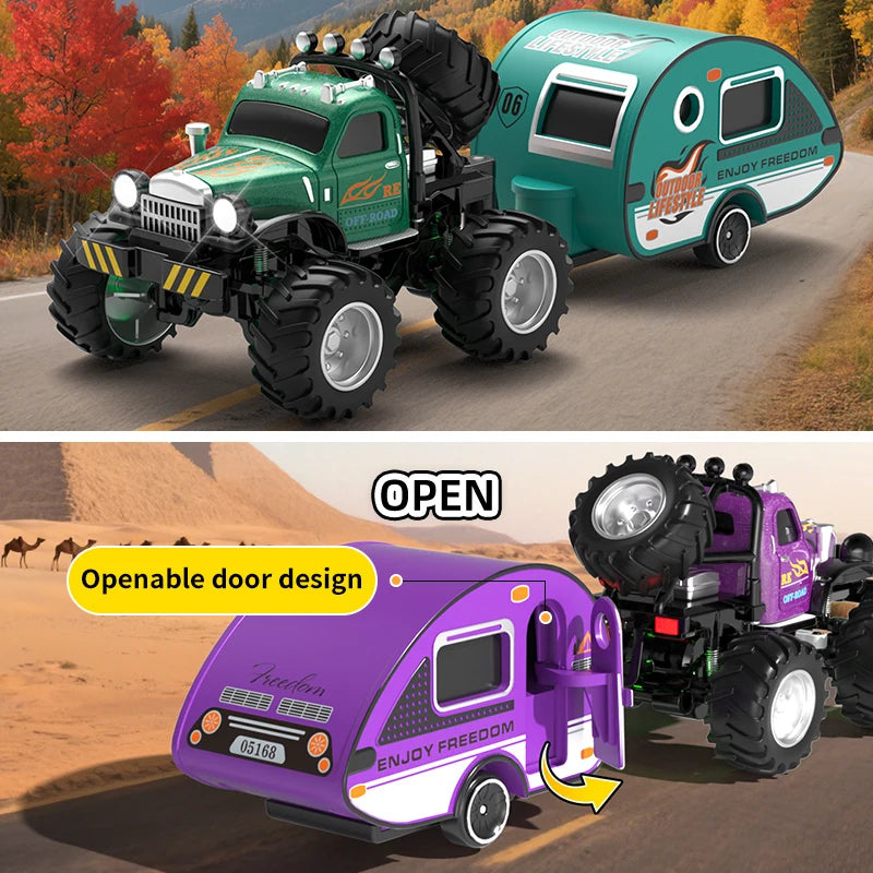 מכונית שטח קטנה על שלט – 1:64, עם או בלי עגלה – תמונה 6