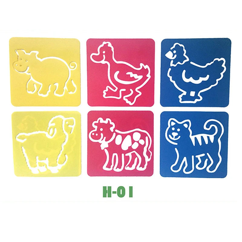 שבלונות ציור לילדים – סט 6 בנושא לבחירה – תמונה 8