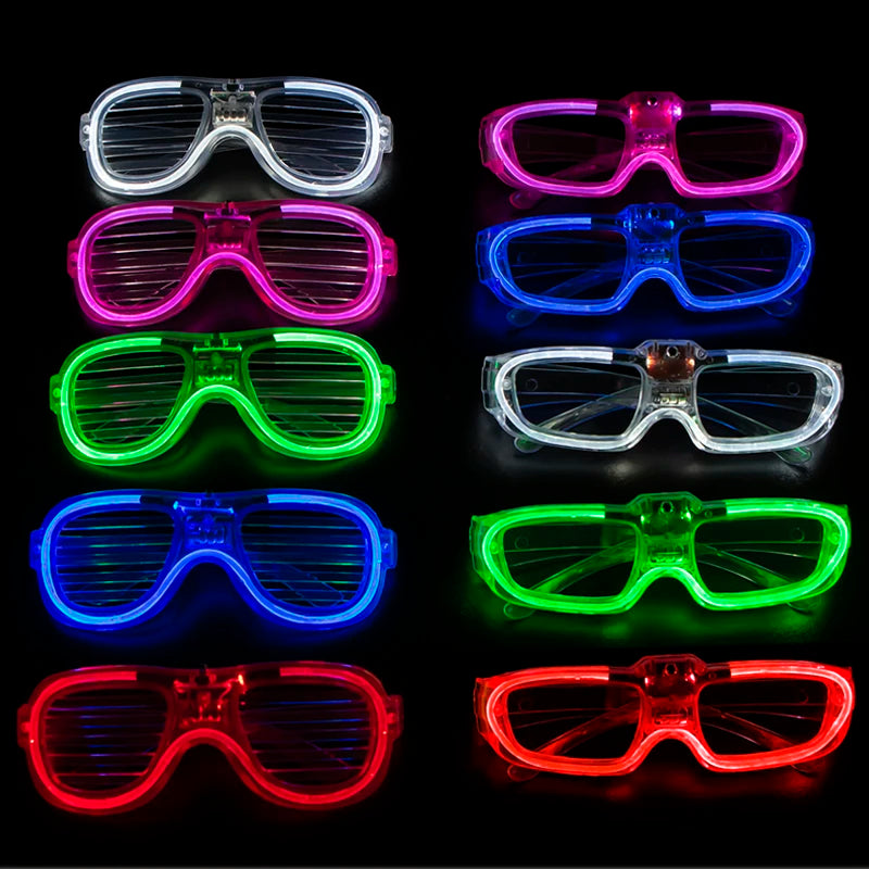 משקפי תריס מאירים LED – למסיבות – תמונה 5