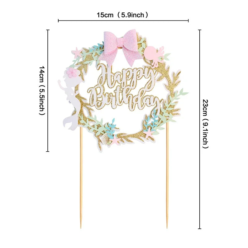 טופר דגלוני "Happy Birthday" לעוגה – 7 עיצובים – תמונה 11