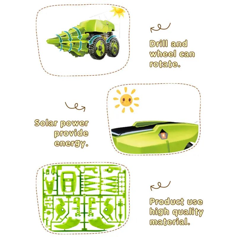 ערכת דינוזאור סולארי להרכבה – זז באור השמש – תמונה 6