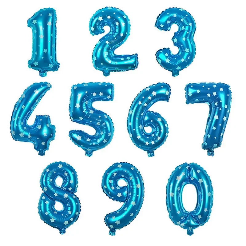 בלון ספרה ענק 100 ס״מ – רוז גולד, זהב, כסף, ורוד או כחול – תמונה 11