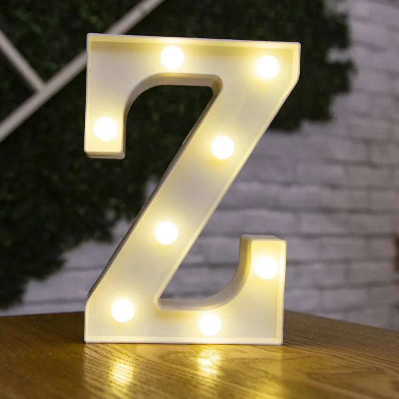 אותיות ומספרים מאירים 22 ס״מ – לשם ולגיל של החוגג – תמונה 32