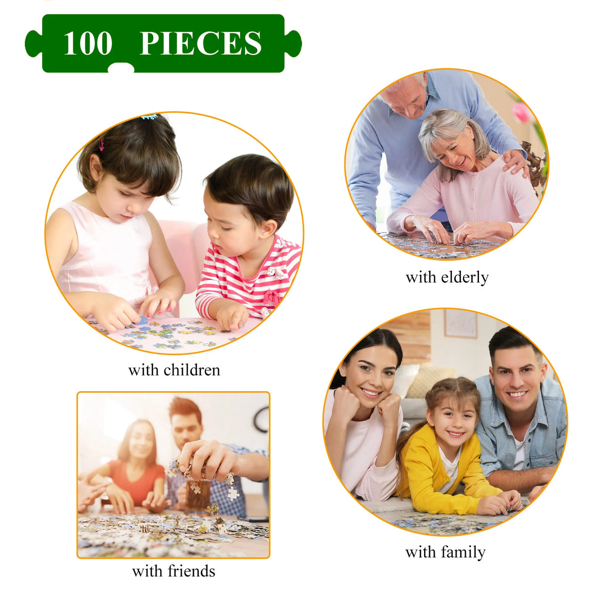 פאזל 100 חלקים לילדים – 38×25 ס״מ – תמונה 5