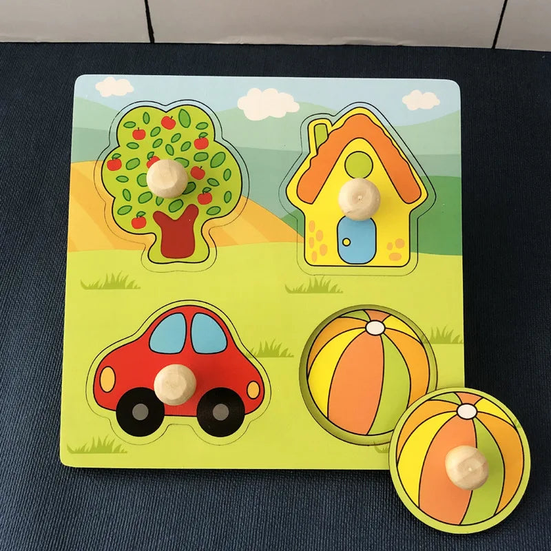 צעצוע עץ מונטסורי לפעוטות – 8 דגמים – תמונה 6
