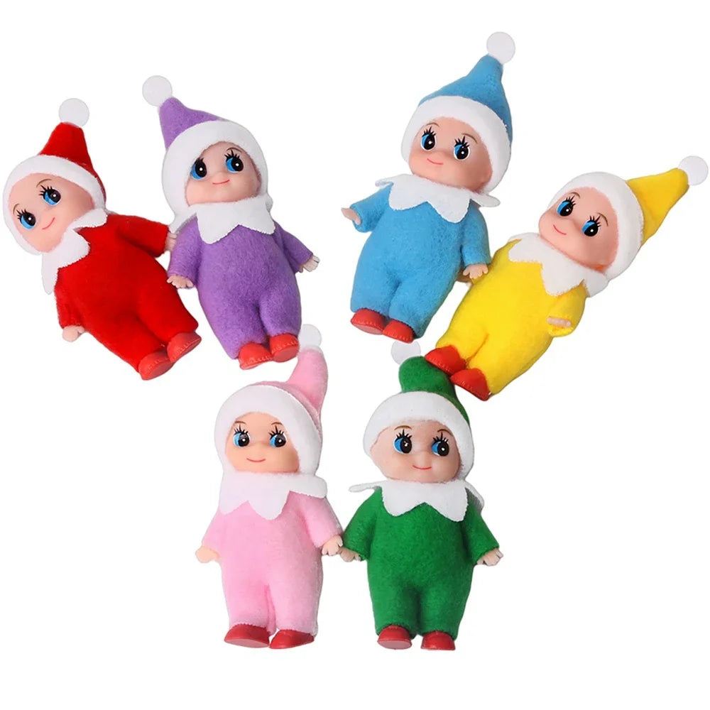 בובת אלף קטנה לחג המולד – 10 ס״מ, 6 צבעים – תמונה 3