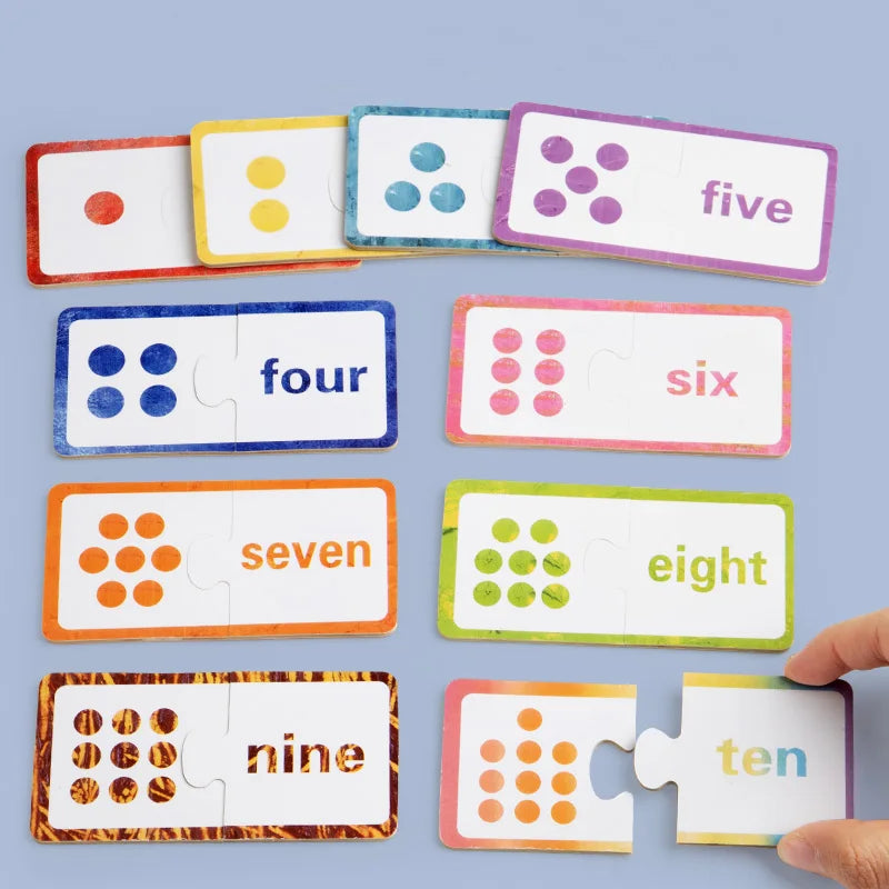 פאזל התאמת מספרים מעץ – 1 עד 10 – תמונה 5