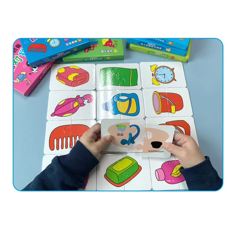 פאזלי התאמה ראשונים לפעוטות – 2 חלקים בכל זוג – תמונה 7