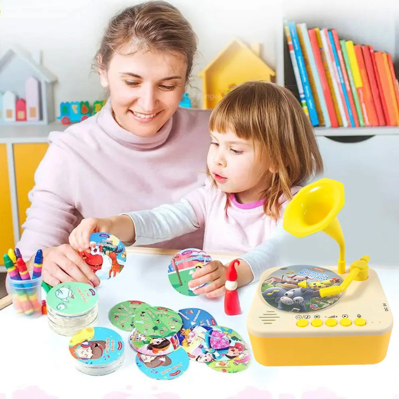 גרמופון סיפורים לילדים – 93 כרטיסי שירים וסיפורים – תמונה 2