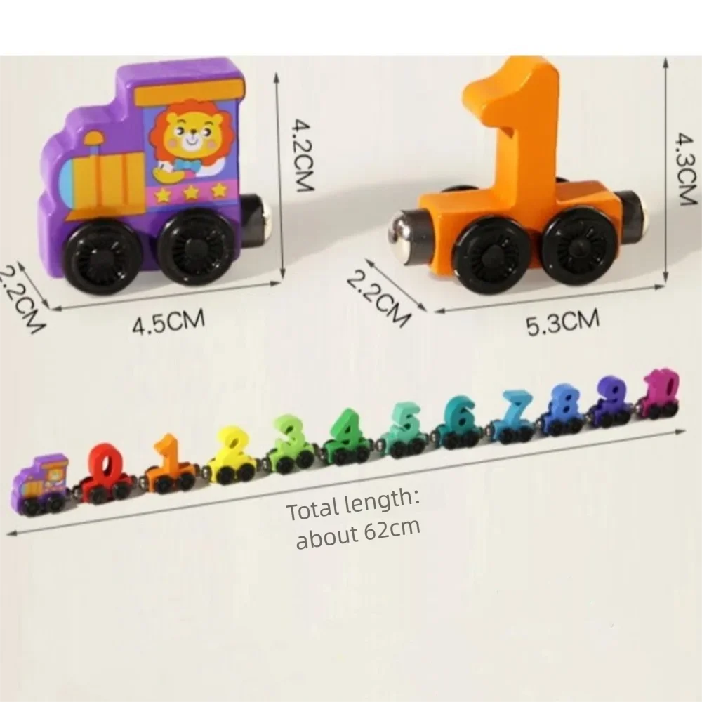 רכבת מספרים מגנטית 0–10 – תמונה 3
