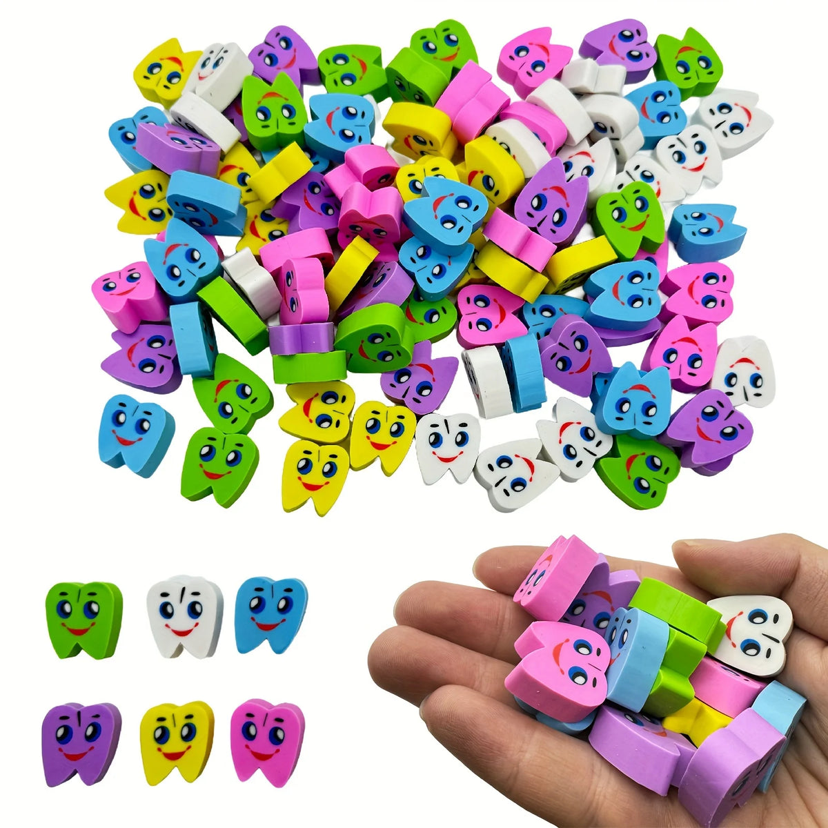 מחקים בצורת שן – 10 עד 30 יחידות
