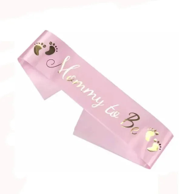 סרט וסיכה "Mommy to be" ו-"Daddy to be" למסיבת לידה וגילוי מין – תמונה 11