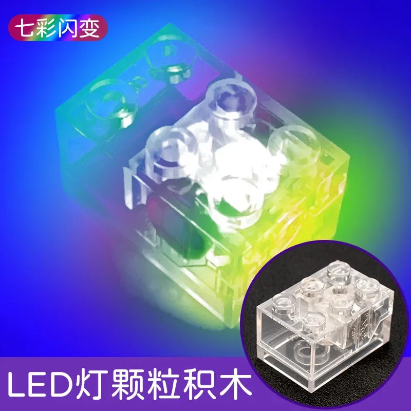 קוביות בנייה מאירות LED – 5 יחידות – תמונה 6