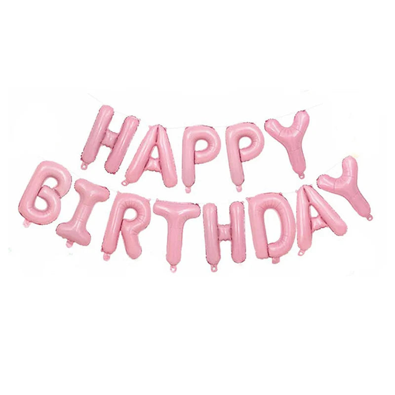 בלוני אותיות "HAPPY BIRTHDAY" 40 ס״מ – 16 צבעים כולל בוהו – תמונה 13