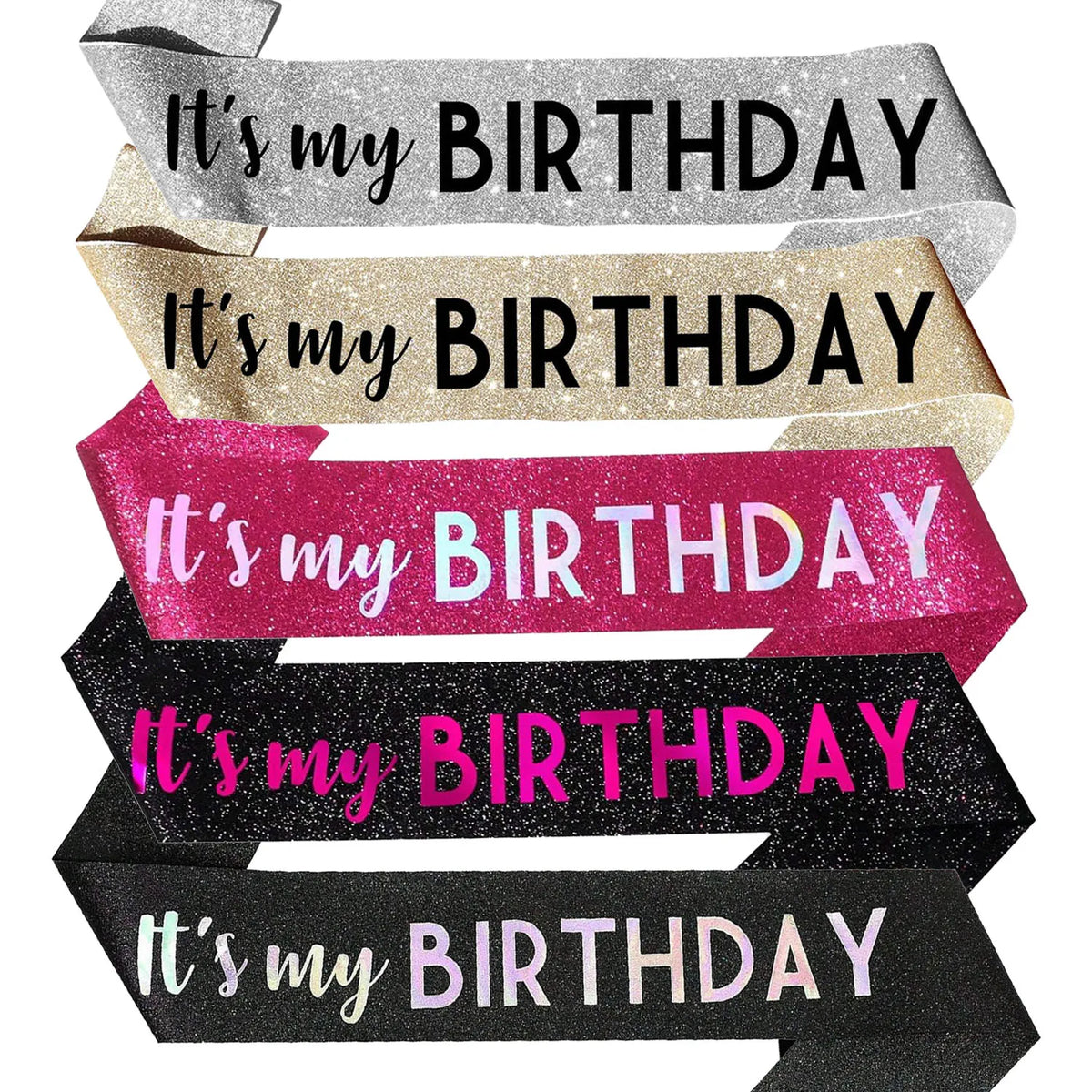 סרט "It's my Birthday" לחוגג או לחוגגת – 5 צבעים