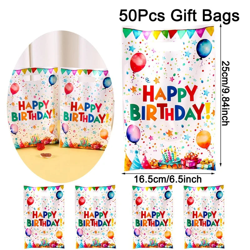 שקיות הפתעה "Happy Birthday" עם בלונים – 10, 20 או 50 – תמונה 9