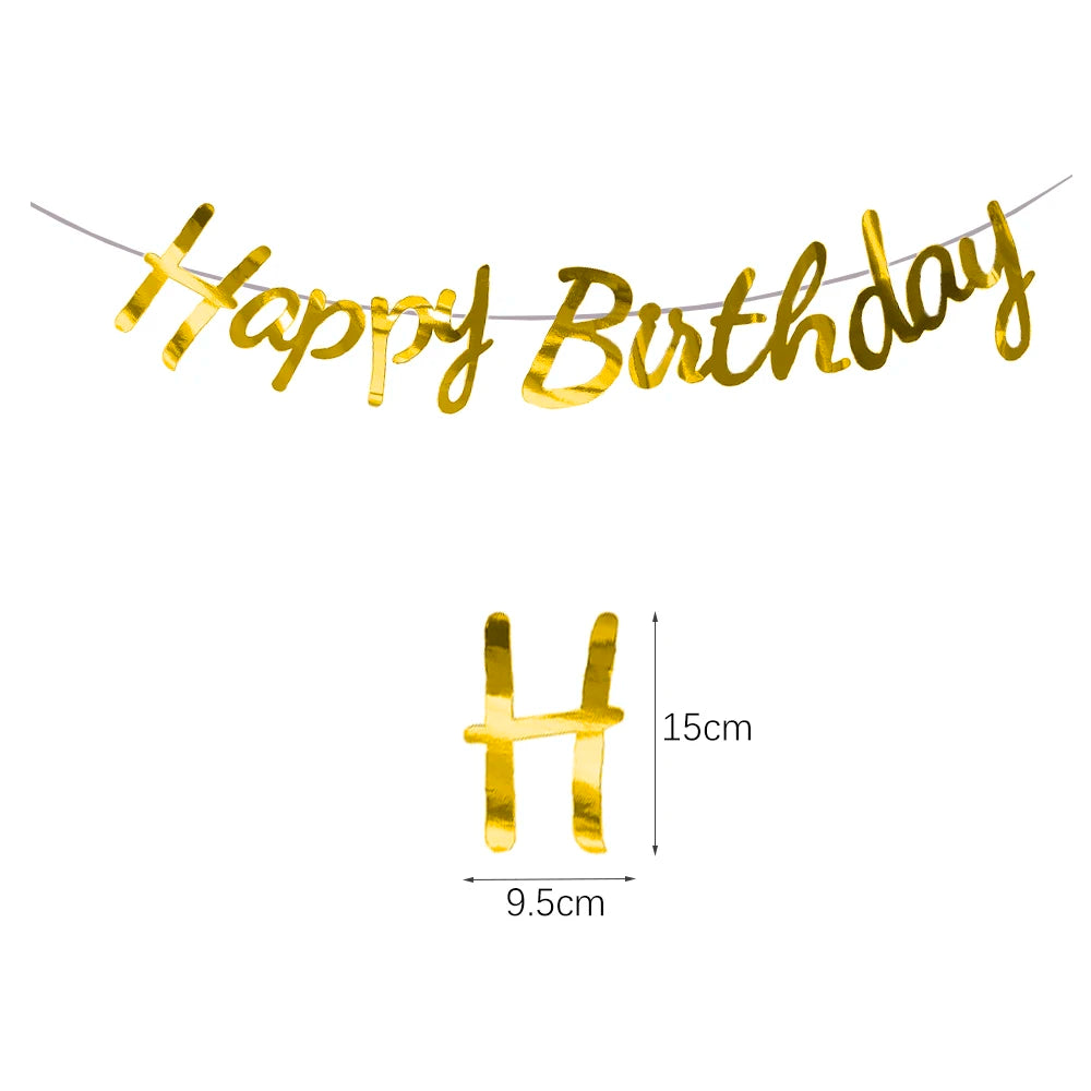 שרשרת דגלוני "Happy Birthday" – עשרות עיצובים – תמונה 14