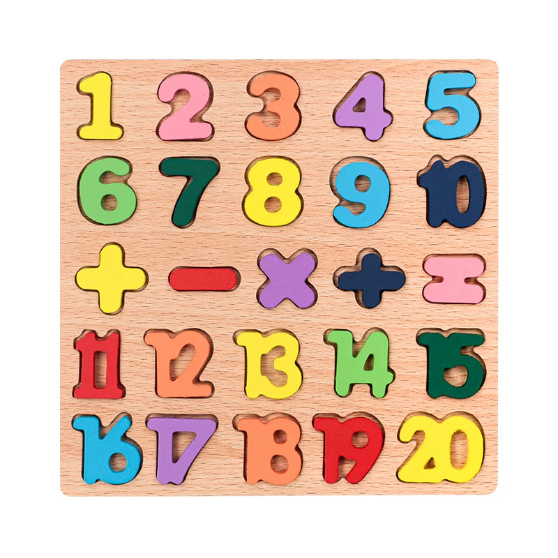 פאזל עץ אותיות, מספרים וצורות – תמונה 9