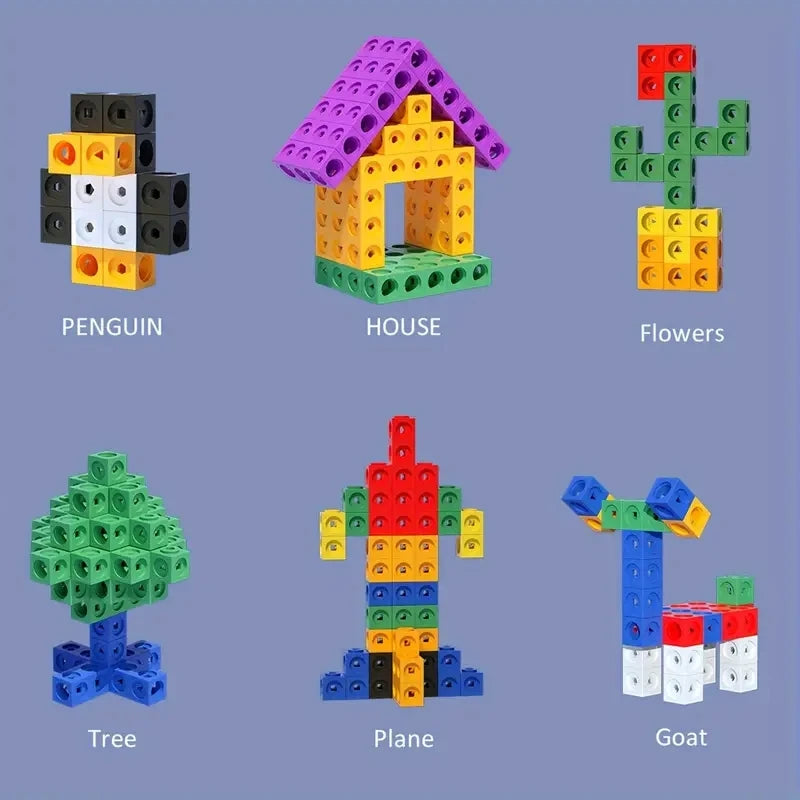 100 קוביות חשבון מתחברות – לספירה ולמדידה – תמונה 4