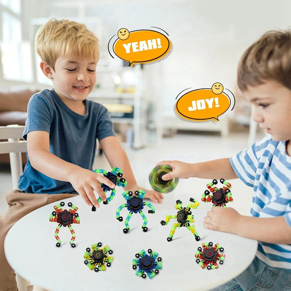 4 ספינרים שהופכים לרובוט – זוהרים בחושך – תמונה 5