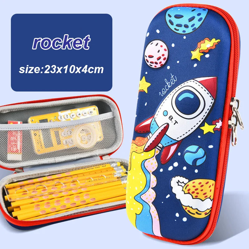 קלמר קשיח תלת-ממדי לילדים – חד-קרן, דינוזאור, אסטרונאוט ועוד – תמונה 9