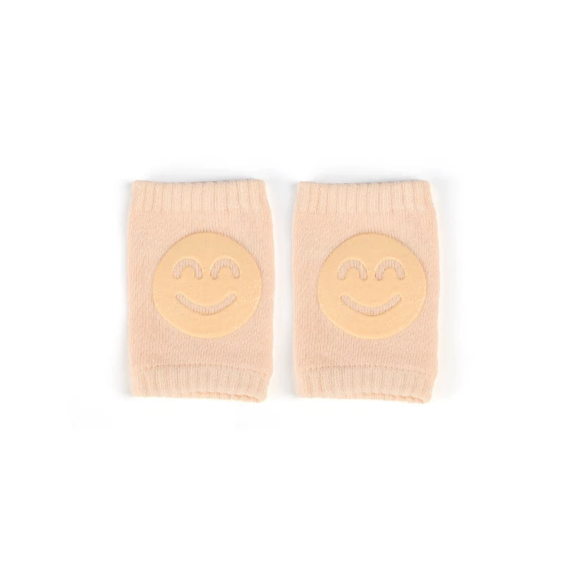 Several knee pad colors and patterns shown together